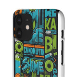 Urban Graffiti Style Phone Case - Cool and Chic for Girls