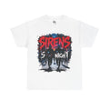 Sirens in the Night T-Shirt – Black Urban Protest Tee UK