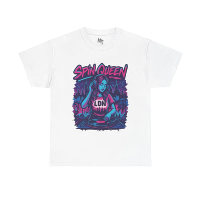 Spin Queen T-Shirt –  DJ Streetwear Tee UK