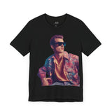 Retro Cool Graphic Tee - Vintage Style Portrait T-Shirt