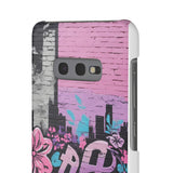 Chic Graffiti Phone Case - Feminine Urban Style for Girls