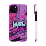 Graffiti Phone Case: Urban Chic for Girls with a Twist - Phone Case by Printify | Unique designs from ArteoDesign