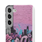 Chic Graffiti Phone Case - Feminine Urban Style for Girls