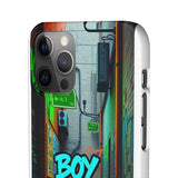 Urban Graffiti Phone Case for Boys - Gritty Streetwear Style