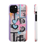 Graffiti Street Art-Inspired Phone Case for Girls