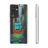 Urban Graffiti Phone Case - Gritty Streetwear for Boys