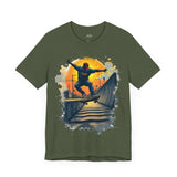 Men's Sunset Skateboarding Graphic T-Shirt - Urban Style