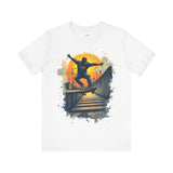 Men's Sunset Skateboarding Graphic T-Shirt - Urban Style