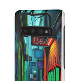 Urban Graffiti Chic: London Skyline Phone Case for Girls - Phone Case by Printify | Unique designs from ArteoDesign