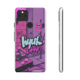 Graffiti Phone Case: Urban Chic for Girls with a Twist - Phone Case by Printify | Unique designs from ArteoDesign