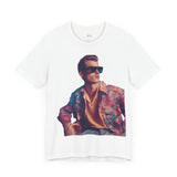 Retro Cool Graphic Tee - Vintage Style Portrait T-Shirt