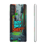 Urban Graffiti Phone Case - Gritty Streetwear for Boys