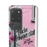 Graffiti Phone Case: Urban Chic with a Feminine Twist - Phone Case by Printify | Unique designs from ArteoDesign