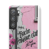 Urban Graffiti Phone Case for Girls - Soft Neon Street Art