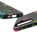 Urban Floral Graffiti Phone Case – Neon Street Art Vibes for iPhone & Samsung