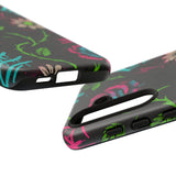 Urban Floral Graffiti Phone Case – Neon Street Art Vibes for iPhone & Samsung