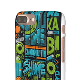 Graffiti Chic Phone Case: Urban Style with a Feminine Twist - Phone Case by Printify | Unique designs from ArteoDesign