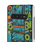 Urban Graffiti Style Phone Case - Cool and Chic for Girls