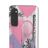 Chic Urban Graffiti Phone Case for Girls - Street Art Design