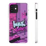 Urban Graffiti Chic Phone Case - Cool Street Style for Girls