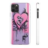 Graffiti Phone Case: Urban Chic for Girls with London Skylin - Phone Case by Printify | Unique designs from ArteoDesign