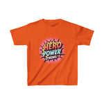 Hero Power Strong T-Shirt - Empowering Kids Tee for Girls Ages 3-12