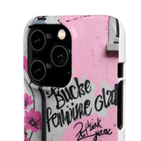 Graffiti Phone Case: Urban Chic with a Feminine Twist - Phone Case by Printify | Unique designs from ArteoDesign