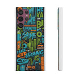 Graffiti Chic Phone Case: Urban Style with a Feminine Twist - Phone Case by Printify | Unique designs from ArteoDesign