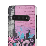 Chic Graffiti Phone Case - Feminine Urban Style for Girls