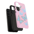 Y2K Butterfly Pink iPhone Case – Glitter Aesthetic
