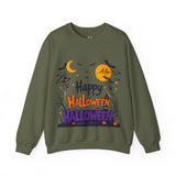 Happy Halloween Sweatshirt – Spooky Halloween Print for Festive Comfort