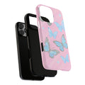 Y2K Butterfly Pink iPhone Case – Glitter Aesthetic