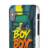 Graffiti Phone Case: Urban Chic with London Skyline for Girl - Phone Case by Printify | Unique designs from ArteoDesign