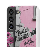 Urban Graffiti Phone Case for Girls - Soft Neon Street Art