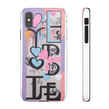 Graffiti Phone Case for Girls: Urban Chic Meets Feminine Sty - Phone Case by Printify | Unique designs from ArteoDesign