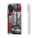 Graffiti Phone Case: London Skyline, Neon Accents, Edgy Styl - Phone Case by Printify | Unique designs from ArteoDesign