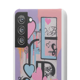 Graffiti Street Art-Inspired Phone Case for Girls