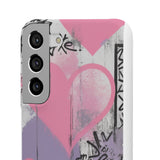 Chic Urban Graffiti Phone Case for Girls - Street Art Design