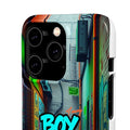 Urban Graffiti Phone Case - Gritty Streetwear for Boys