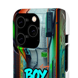 Urban Graffiti Phone Case - Gritty Streetwear for Boys