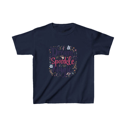 Dream Sparkle Magic Pink Kids' T-Shirt – Enchanting Inspirational Tee