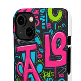 Graffiti Phone Case for Girls: Urban Chic Meets Street Style - Phone Case by Printify | Unique designs from ArteoDesign