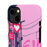 Graffiti Streetwear Phone Case for Girls - Soft, Bold Style