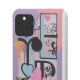 Graffiti Phone Case for Girls: Urban Chic Meets Feminine Sty - Phone Case by Printify | Unique designs from ArteoDesign