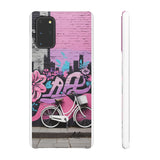 Chic Graffiti Phone Case - Feminine Urban Style for Girls