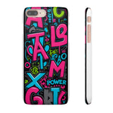 Graffiti Phone Case for Girls: Urban Chic Meets Street Style - Phone Case by Printify | Unique designs from ArteoDesign