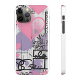 Chic Urban Graffiti Phone Case for Girls - Street Art Design