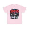 Sirens in the Night T-Shirt – Black Urban Protest Tee UK