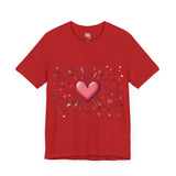 Radiant Heart Graphic T-Shirt - Bold Pink Style