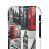 Graffiti Phone Case: London Skyline, Neon Accents, Edgy Styl - Phone Case by Printify | Unique designs from ArteoDesign